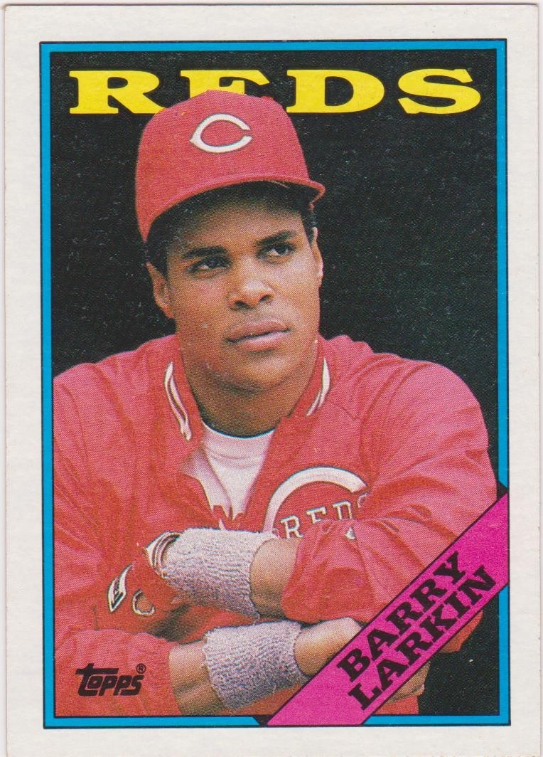 Barry Larkin #102 Baseball Cards 1988 Topps trading card — raw and PSA graded price guide