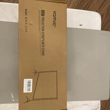 Projector Screen Outdoor, Projector Screen with Stand Portable 120" Foldable ...