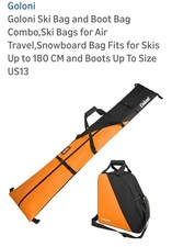 Goloni Ski Bag and Boot Bag Combo, Snowboard Bag Fits for Skis Up To 180cm