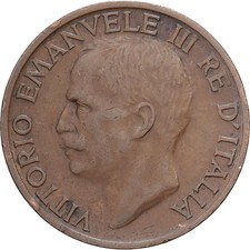 [#1512633] Italy, Vittorio Emanuele III, 10 Centesimi, 1920, Rome, Bronze, VF, K