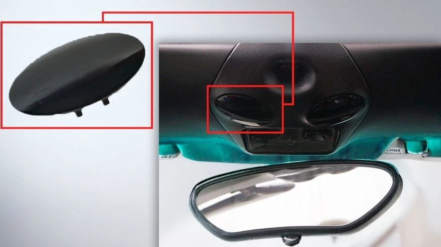 1997-2004 Porsche Boxster Motion Sensor Cover Trim 99661821202 - Image 2 of 4