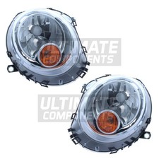 BMW Mini Headlights R59 Roadster Cabriolet 2012-2016 Headlamps 1 Pair Left Right