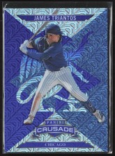 2025 Panini Crusade James Triantos Blue Mojo Chicago Cubs #32