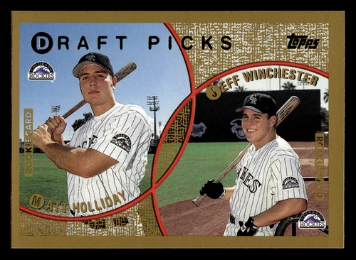1999 Topps Matt Holliday / Jeff Winchester #442 Rockies HIGH GRADE BEAUTY!