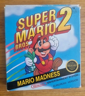 Super Mario Bros. 2 NES OVP gebraucht Bienengräber