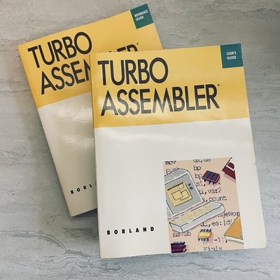 Turbo Assembler 1.0 Reference & User's Guide Set - Borland 1988