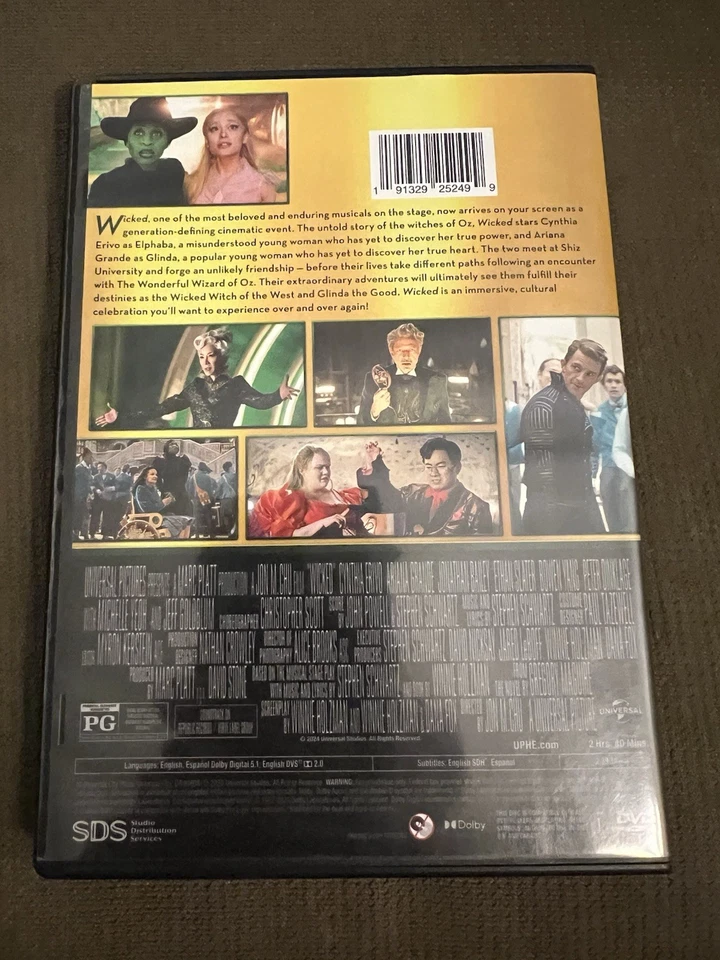 Wicked (DVD, 2024) - Image 2 of 3