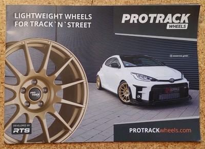 Prospekt + Preise Protrack Wheels Felgen One, Force, Rotor  2022 -englisch- TOP
