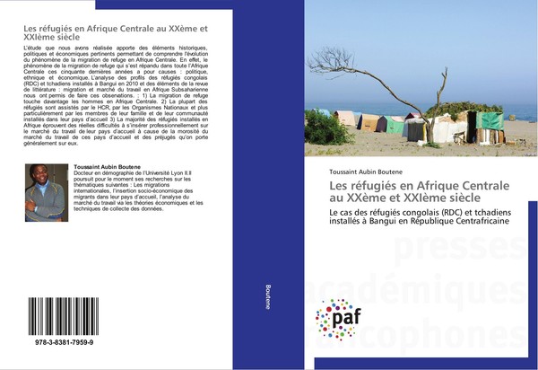 Les RéFugiéS En Afrique Centrale Au XxèMe Et XxièMe SièCle Toussaint Aubin Boute-image