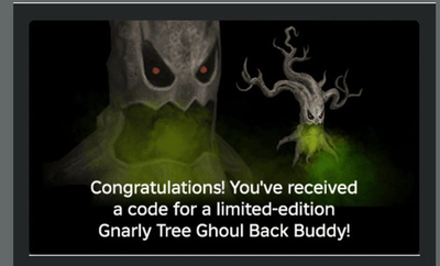 #ad #ad CHEAP R0BLOX Gnarly Tree Ghoul w EFFECT Code Only DELIVERY Via eBay $90.00