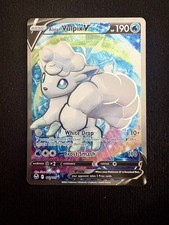 Alolan Vulpix V 173/195 Silver Tempest M Full Art Pokemon Card