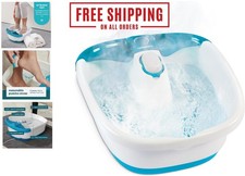 X Large Feet, Foot Spa Bath Massager Heat Soaker Massage Bubble Roller Deep Soak