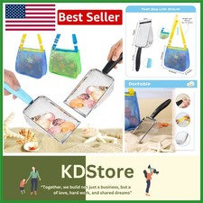 Beach Shelling Set: 2 Mesh Shovels  Bags for Kids