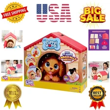 My Puppy's Home Playset, Interactive Play Dog with Building Dog House Toys, P...