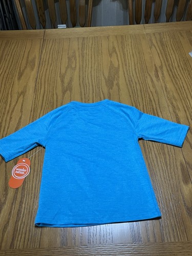 NWT XS(4-5) Wonder Nation Blue Rashguard Long sleeve Swim shirt Quick Dry UPF50+ - Picture 16 of 18