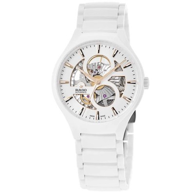New Rado True Round Automatic Open Heart White Dial Unisex Watch R27115012