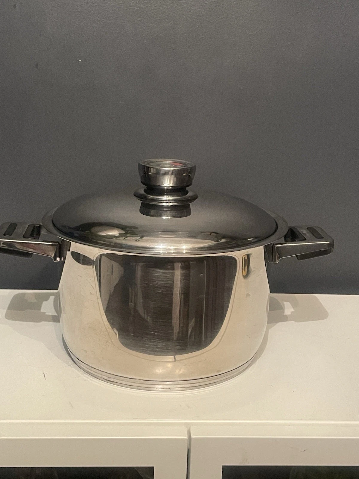 Berghoff Solingen 18/10 Stainless Steel Steamer Pot w Lid Induction 10”
