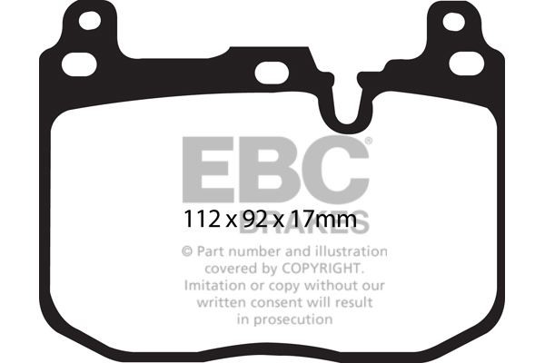 EBC DP32130C BRAKE PAD SET DISC BRAKE Front