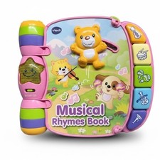 VTech Musical Rhymes Book Pink Interactive Baby Toddler Learning Toy 1667