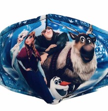 Disney Frozen Kids Face Mask, adjustable, filter, nose guard, 6 1/2 in x 5 in