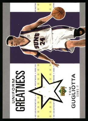 2002-03 UD Authentics #TG-U Tom Gugliotta Uniform Greatness