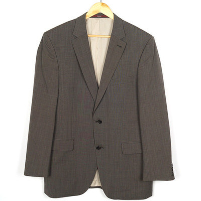 DIGEL Protect 3 Men's Blazer Jacket Size 54 US/UK44 F56 Brown Notch Wool