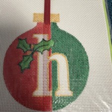 Needlepoint Canvas Hand 4  X 4  18ct H Ornament