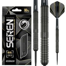 RED DRAGON SEREN 1 ONYX 22 GRAM 90 TUNGSTEN STEEL TIP DARTS 2846