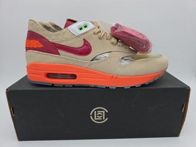 Size 10 - CLOT x Nike Air Max 1 2021 Kiss of Death [DD1870-100] New With Box 
