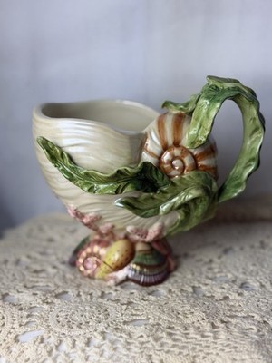 Vintage Fitz & Floyd ''Oceana'' Large Pitcher Conch Sea Shell 1998