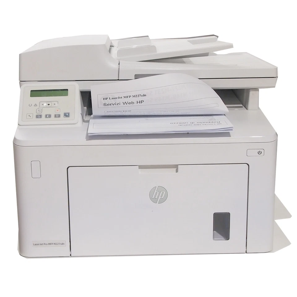 Stampante HP LaserJet Pro MFP M227fdn Ethernet USB F / R Automatico Revisionata - Immagine 3 di 4