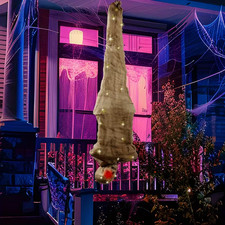 Halloween Hanging Cocoon Corpse Prop, Animated Dead Body ,Indoor  Outdoor Decor