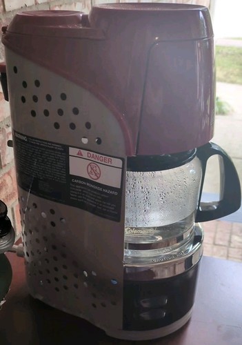 Coleman QuikPot 10-Cup Portable Propane Coffeemaker for Camping w/ InstaStart - Picture 6 of 11