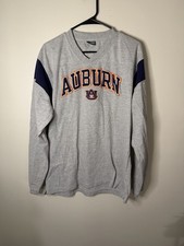 auburn tigers retro long sleeve shirt mens size large pro edge logo SEC football