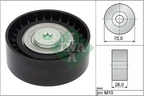 Fits 807 607 406 C5 C8 2.0 HDi 2.2 JTD INA Deflection Guide Pulley - Picture 2 of 3