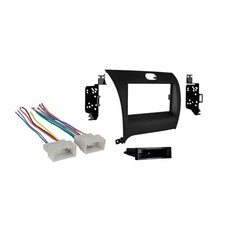 Fits Kia Forte 14-18 Single DIN Aftermarket Car Stereo Harness Radio Dash Kit