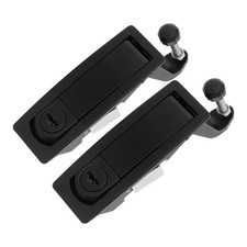 2 Sets Flush Mount Compression Latch Lock Zinc Alloy Push Button Cabinet Lock