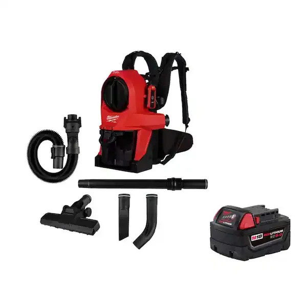 Milwaukee M18 FUEL 18V Cordless HEPA 3-in-1 Backpack Vacuum, 1 Gal. (TOOL ONLY)