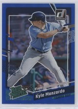 2023 Panini Donruss Rated Prospect Holo Blue Kyle Manzardo #90 g0d