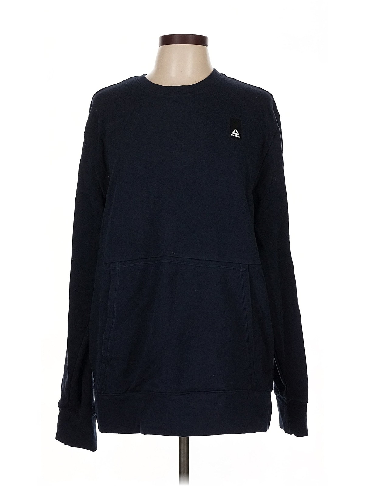 Reebok Women Blue Sweatshirt L