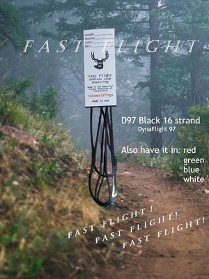 D97 Fast Flight Bowstring   16 Strand   Recurve/ILF   Choose Length & Color