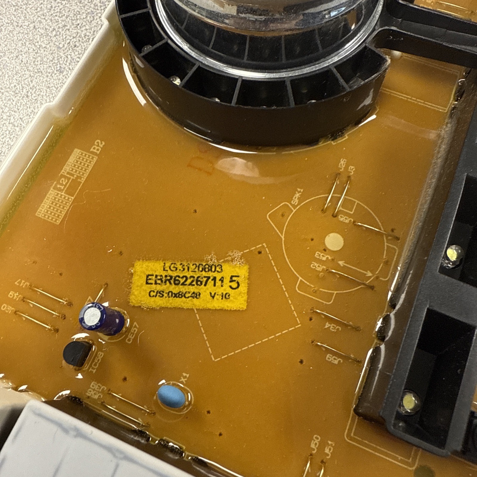 LG Washer Control Board | EBR62267115 | EBR67466109 B80