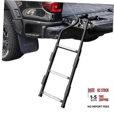 Tailgate Ladder for Pickup Truck, Universal 34"-42" Height Adjustable Tailgate