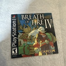 Breath of Fire IV 4 (SONY PlayStation 1 2000) PS1 PSX Manual only no game