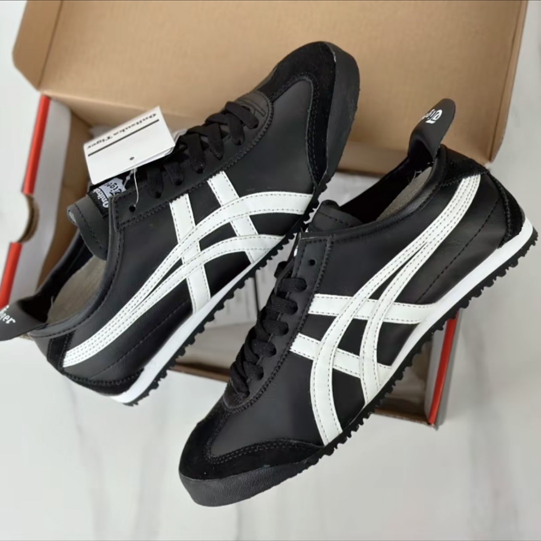 New Onitsuka Tiger Mexico 66 BLACK WHITE Unisex Sneaker 1183C102