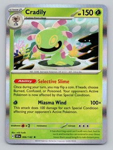 Cradily 006/142 Holo Rare Stellar Crown
