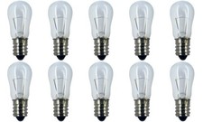 CEC Industries #6S6 130V Bulbs, 130 V, 6 W, E12 Base, S-6 shape (Box of 10)