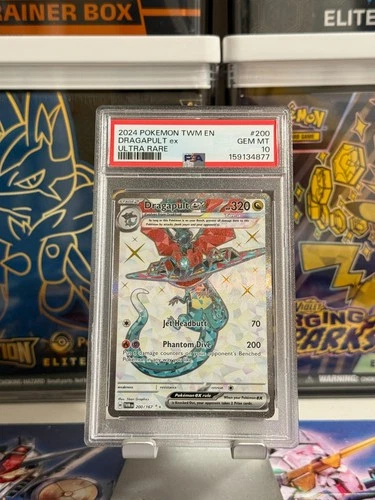 PSA 10 2024 Pokemon Dragapult ex #200/167