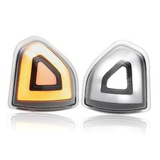 LED Tow Mirror Light Compatible with 2021 2022 2023 4 Pin Version-Clear Lens