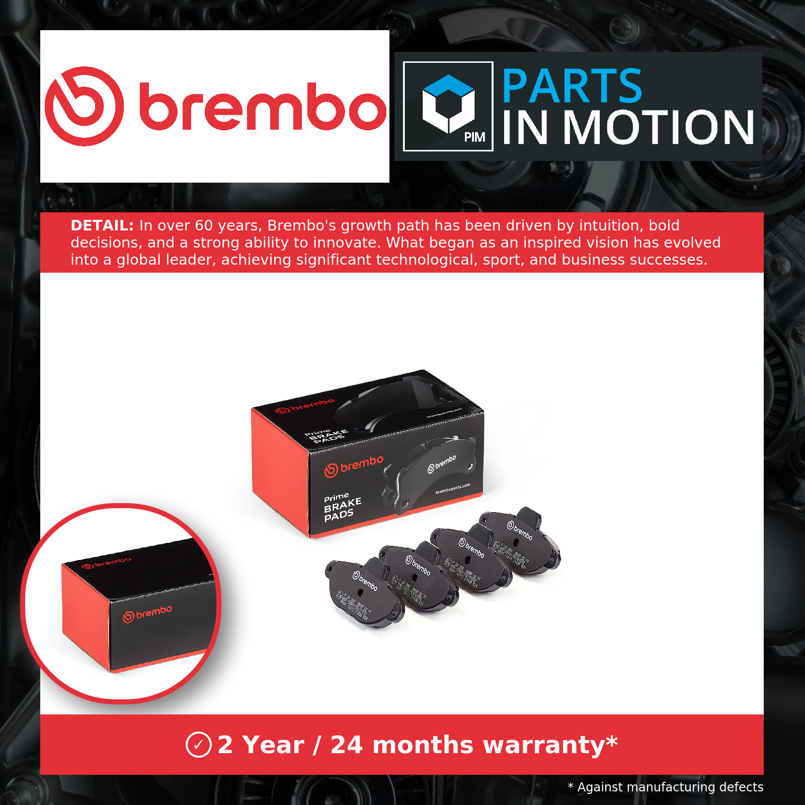 4x ✅Fits BREMBO KLOCKI SZCZEKI CYLINDERKI P 23 096 PUNTO BRAKE PADS ⭐UK Seller⭐ - Image 11